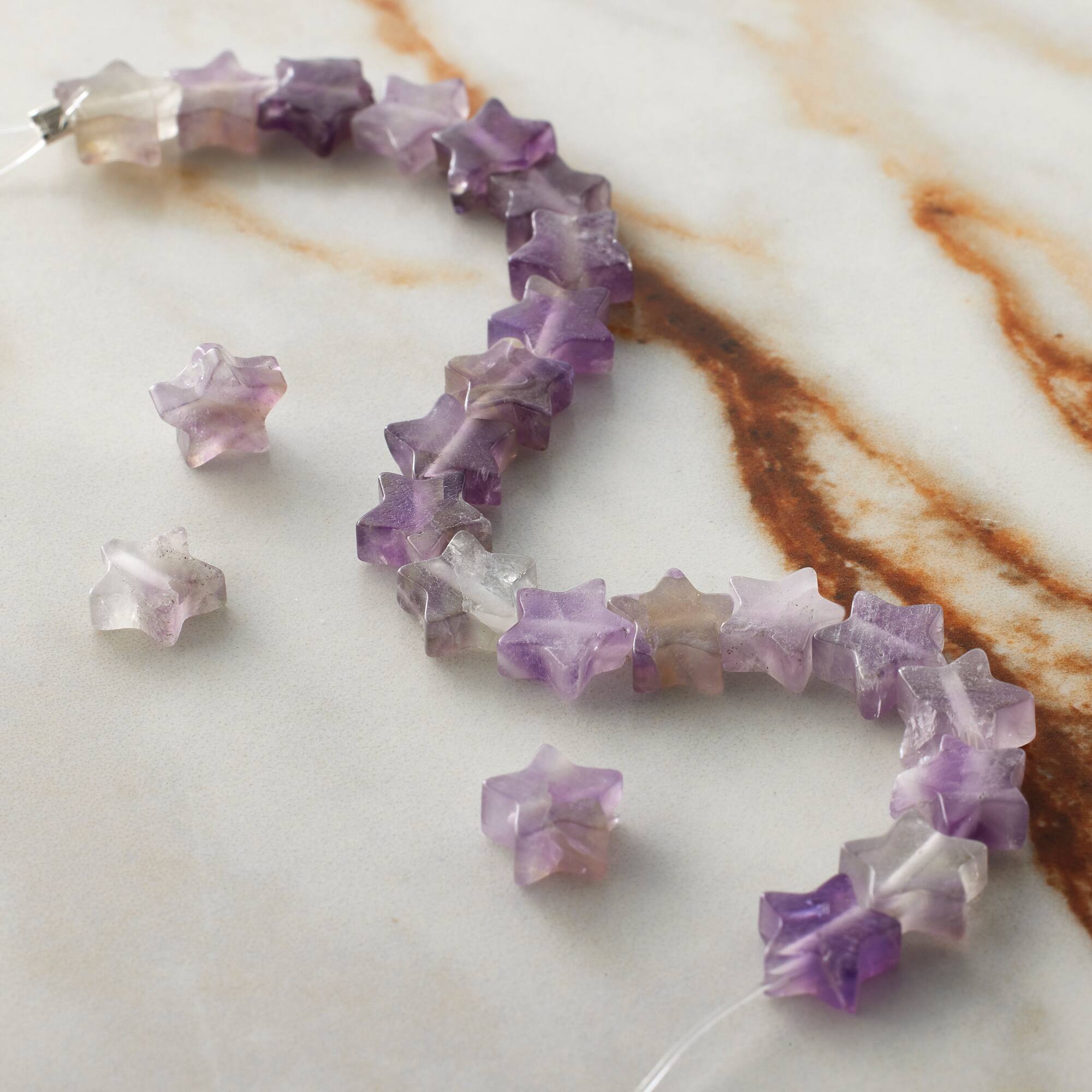 Amethyst Star Beads, 7.5mm by Bead Landing™